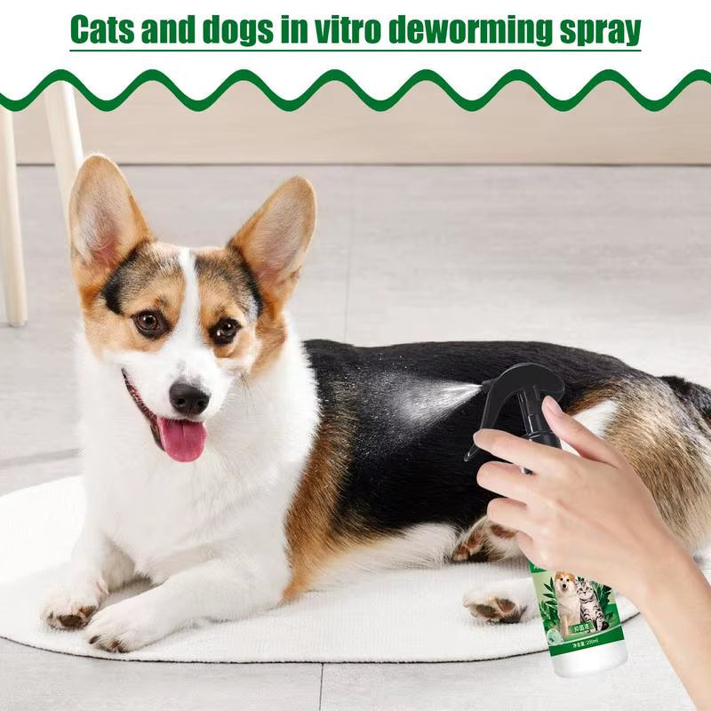 Dog Tick Spray 220G Flea & Tick Pet Spray Flea & Tick Aid Flea & Tick Home Spray Pet Supplies for Dogs Cats and Home